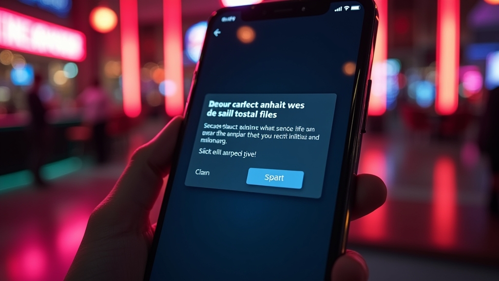 Telefono Android con installazione APK e controlli di sicurezza prima del download